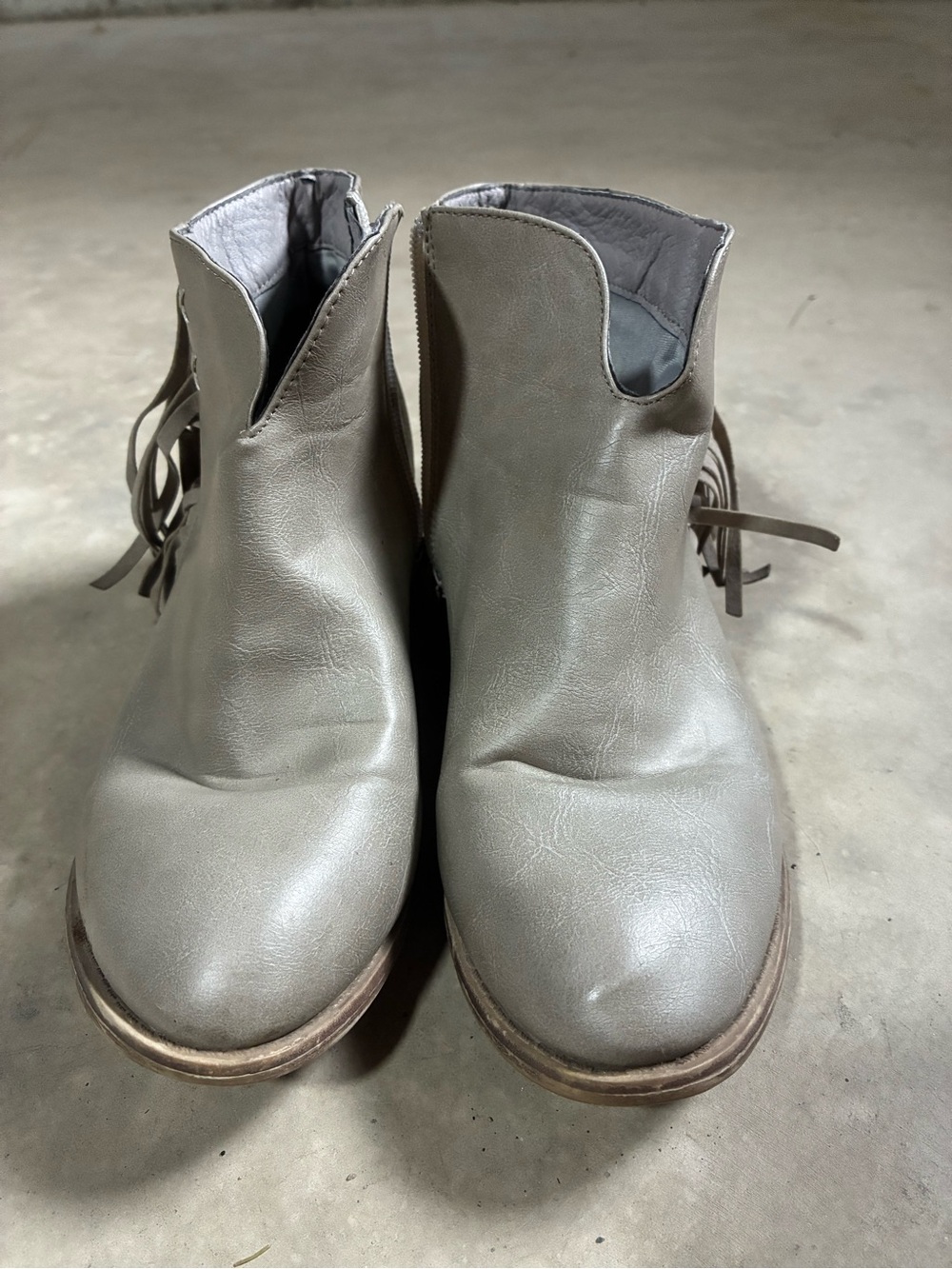 Women’s JG Brand Fringe Ankle Boots